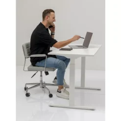 Hot Schreibtisch Office Smart Weiss Weiss 140X60 Tische