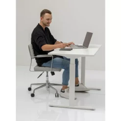 Hot Schreibtisch Office Smart Weiss Weiss 140X60 Tische