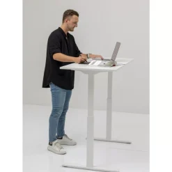 Hot Schreibtisch Office Smart Weiss Weiss 140X60 Tische