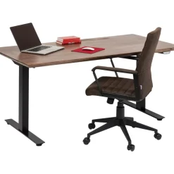 New Schreibtisch Office Symphony Dunkel Schwarz 160X80 Tische
