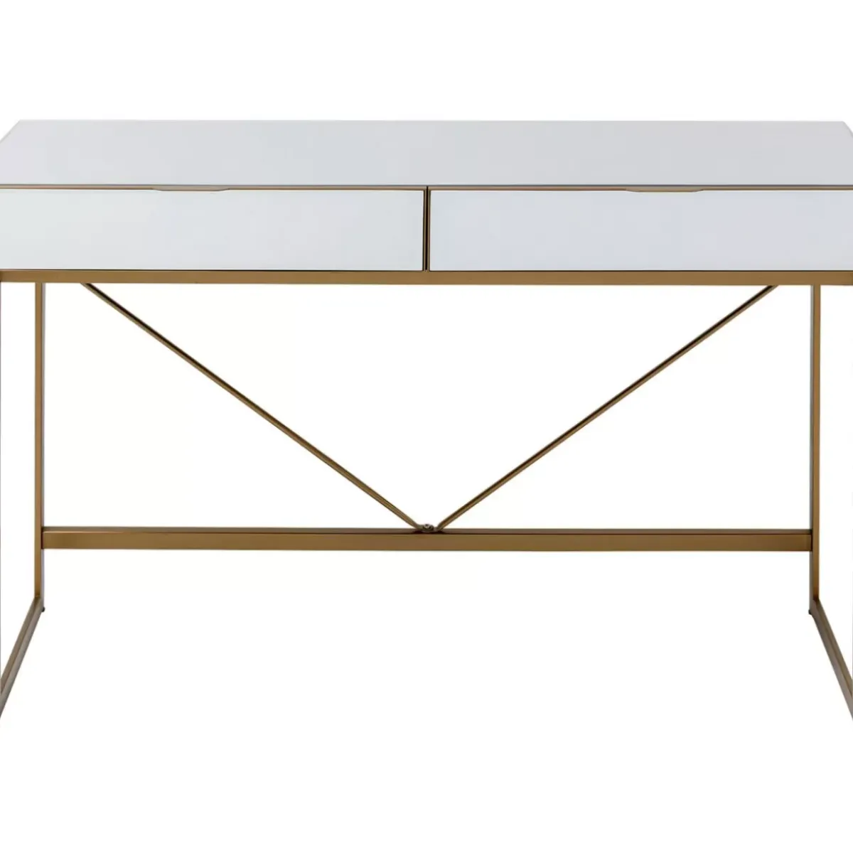 Discount Schreibtisch Soran Gold 120X50Cm Tische