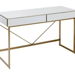Discount Schreibtisch Soran Gold 120X50Cm Tische