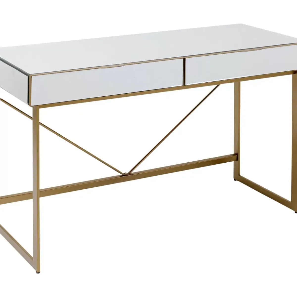 Discount Schreibtisch Soran Gold 120X50Cm Tische