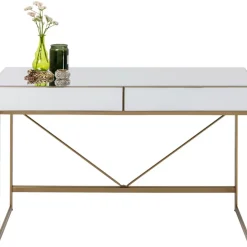 Discount Schreibtisch Soran Gold 120X50Cm Tische