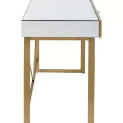 Discount Schreibtisch Soran Gold 120X50Cm Tische