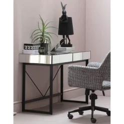 Schreibtisch Soran Schwarz 120X50Cm Tische