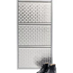 Schuhkipper Caruso 3-Er Silber/Geflext Kleinmöbel & Sonstiges
