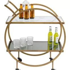 Servierwagen Loft Brass Tische