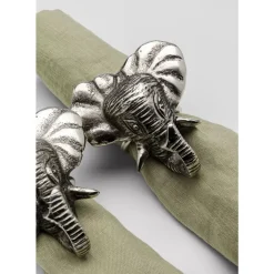 Online Serviettenring Happy Elephants (4/Set) Geschirr & Tischaccessoires