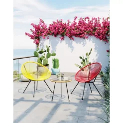 Outlet Sessel Acapulco Gelb Outdoormöbel