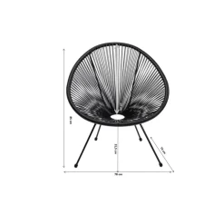 New Sessel Acapulco Turkis Outdoormöbel
