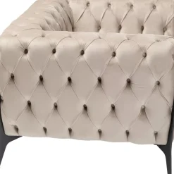 Best Sessel Bellissima Velvet Beige 120Cm Sessel
