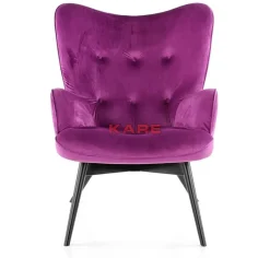 Best Sessel Black Vicky Velvet Purple Sessel