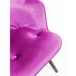 Best Sessel Black Vicky Velvet Purple Sessel