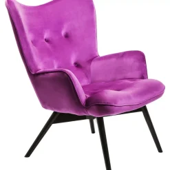 Best Sessel Black Vicky Velvet Purple Sessel