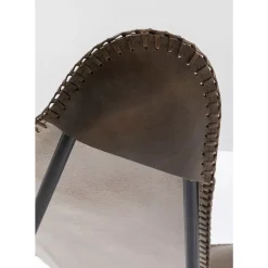 Clearance Sessel California Leder Dunkelbraun Sessel