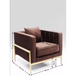Online Sessel Loft Braun Sessel