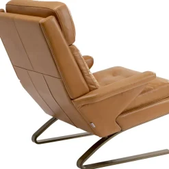 Online Sessel Mit Hocker Breno Braun Sessel
