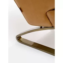 Online Sessel Mit Hocker Breno Braun Sessel