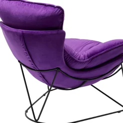Clearance Sessel Mit Hocker Snuggle Lila (2/Tlg) Sessel