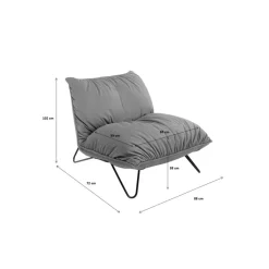 Best Sessel Porto Pino Rosa Sessel
