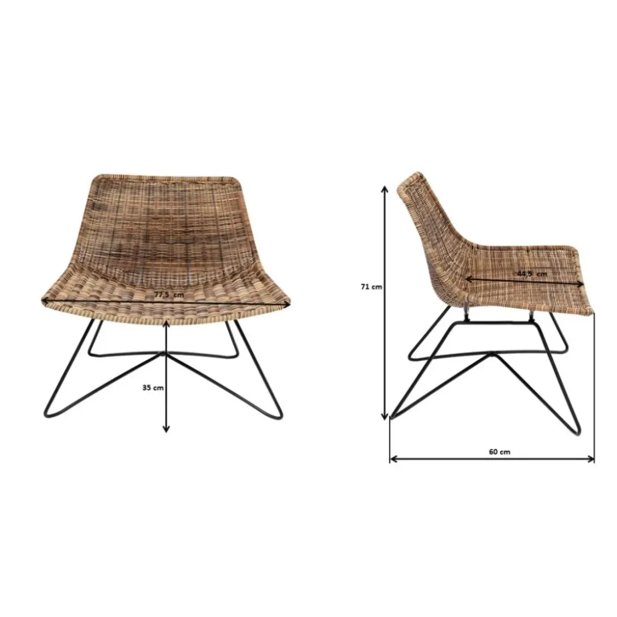 New Sessel Sansibar Lounge Outdoormöbel