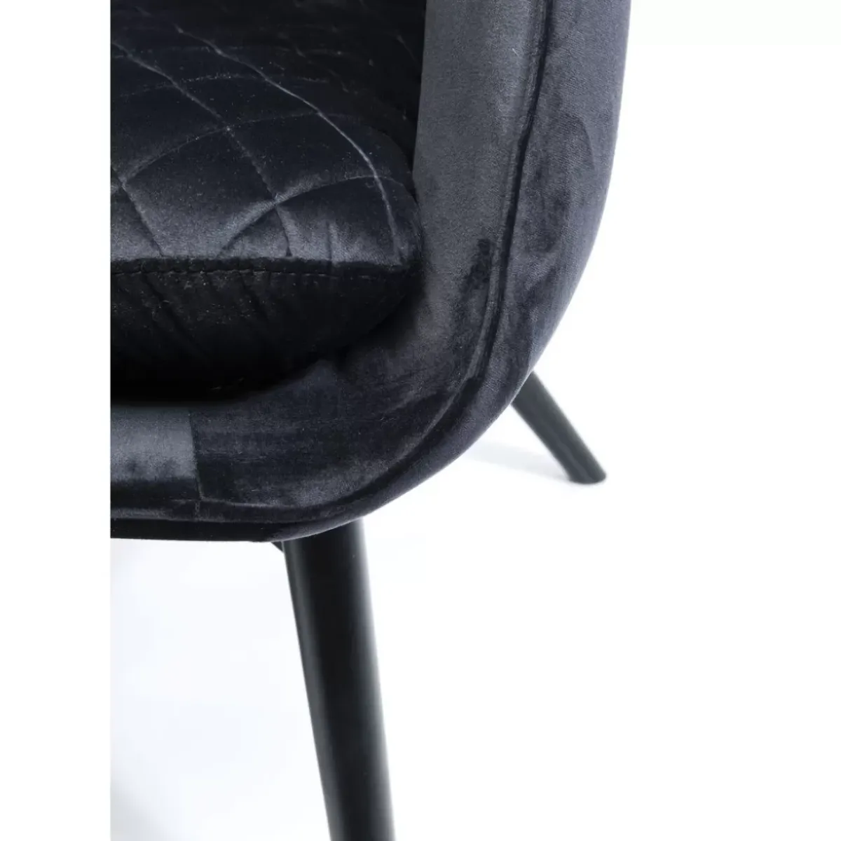Clearance Sessel Tudor Velvet Schwarz Sessel