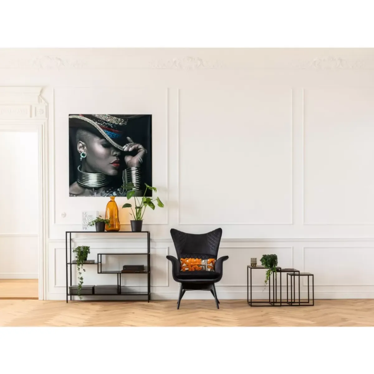 Clearance Sessel Tudor Velvet Schwarz Sessel