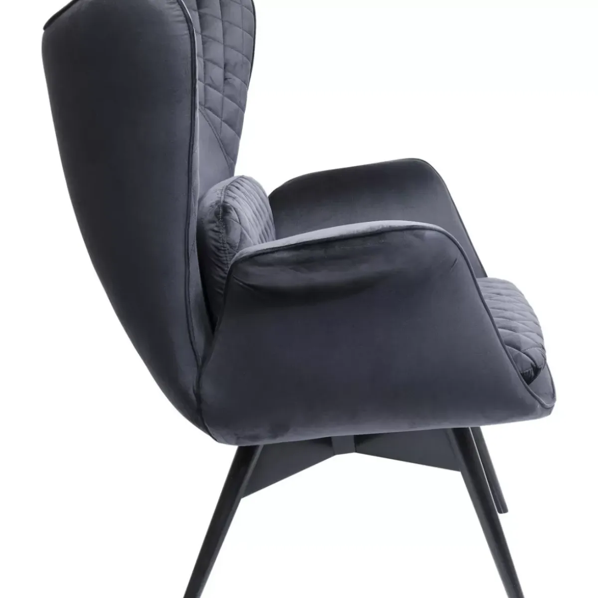 Clearance Sessel Tudor Velvet Schwarz Sessel