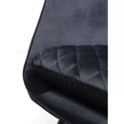 Clearance Sessel Tudor Velvet Schwarz Sessel