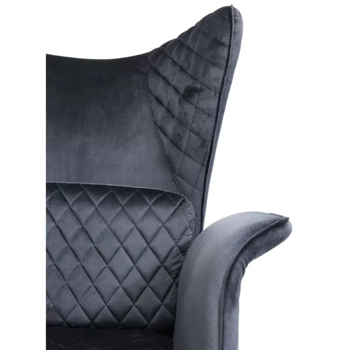 Clearance Sessel Tudor Velvet Schwarz Sessel