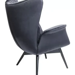 Clearance Sessel Tudor Velvet Schwarz Sessel