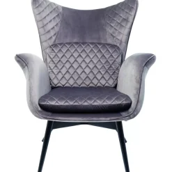 Clearance Sessel Tudor Velvet Silbergrau Sessel