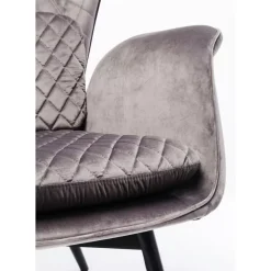 Clearance Sessel Tudor Velvet Silbergrau Sessel