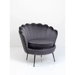 Best Sessel Water Lily Black Grau Sessel