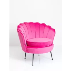 Outlet Sessel Water Lily Black Pink Sessel