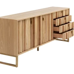 Sideboard Concertina Natur 186X74Cm Kommoden & Sideboards