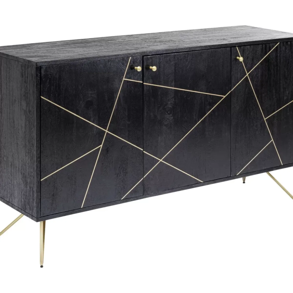 Best Sideboard Gold Vein 3 Turig 145X82Cm Kommoden & Sideboards