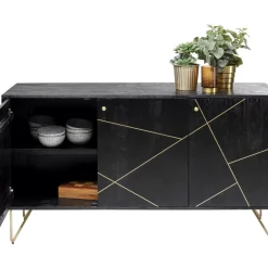 Best Sideboard Gold Vein 3 Turig 145X82Cm Kommoden & Sideboards