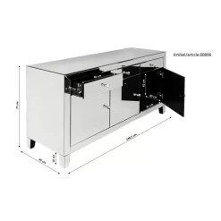 Sideboard Luxury Push Weiss Kommoden & Sideboards