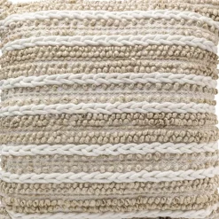 Sitzkissen Loop Knit Beige 60X60Cm Kissen