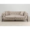 Hot Sofa Bellissima 2-Sitzer Velvet Beige 200Cm Sofas & Couches