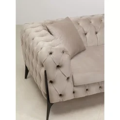 Hot Sofa Bellissima 2-Sitzer Velvet Beige 200Cm Sofas & Couches