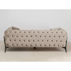 Hot Sofa Bellissima 2-Sitzer Velvet Beige 200Cm Sofas & Couches