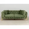 Clearance Sofa Bellissima 2-Sitzer Velvet Grun 200Cm Sofas & Couches