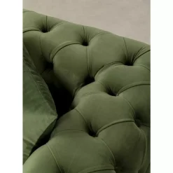 Clearance Sofa Bellissima 2-Sitzer Velvet Grun 200Cm Sofas & Couches