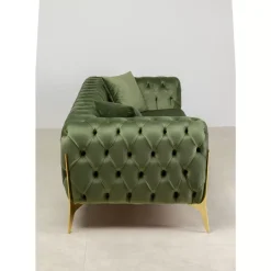 Clearance Sofa Bellissima 2-Sitzer Velvet Grun 200Cm Sofas & Couches