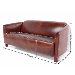 Hot Sofa Cigar Lounge 3-Sitzer Sofas & Couches