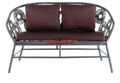 Outlet Sofa Ibiza Braun Outdoormöbel