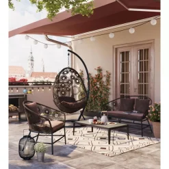 Outlet Sofa Ibiza Braun Outdoormöbel